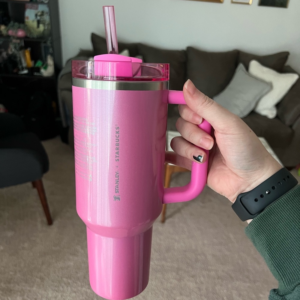 Winter Pink Starbucks x Stanley 40 oz